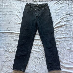 Abercrombie & Fitch Women's High Rise Jeans - Black